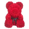 Ursulet Rose Bear din Trandafiri Rosii Decorat Manual